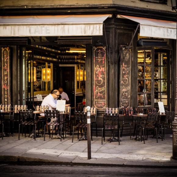 Café auf Île Saint-Louis