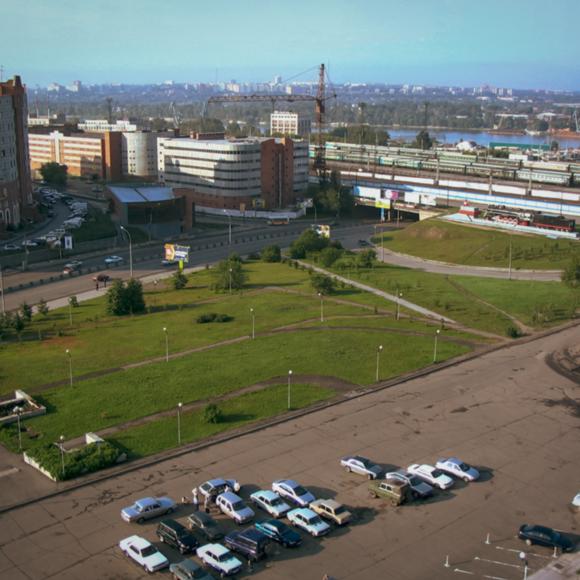 Blick aus dem Sibir Hotel