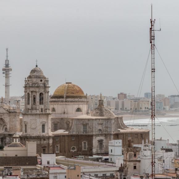 Blick auf die Catedral de Cádiz