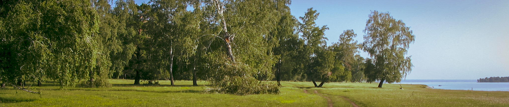 Der Ob-See bei Novosibirsk